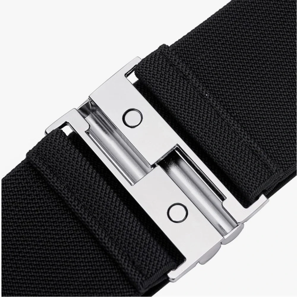 Black Elastic Stretch Belt!